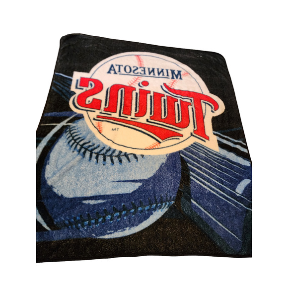 Minnesota Twins Blanket Soft Throw MLB Fleece Stadium Baseball Fan Sports 58x50 - Picture 4 of 11